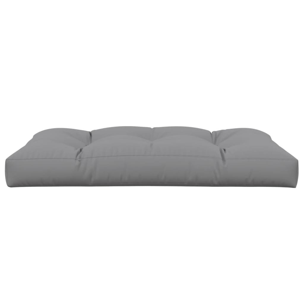 Jastuk za palete sivi 120 x 80 x 12 cm od tkanine