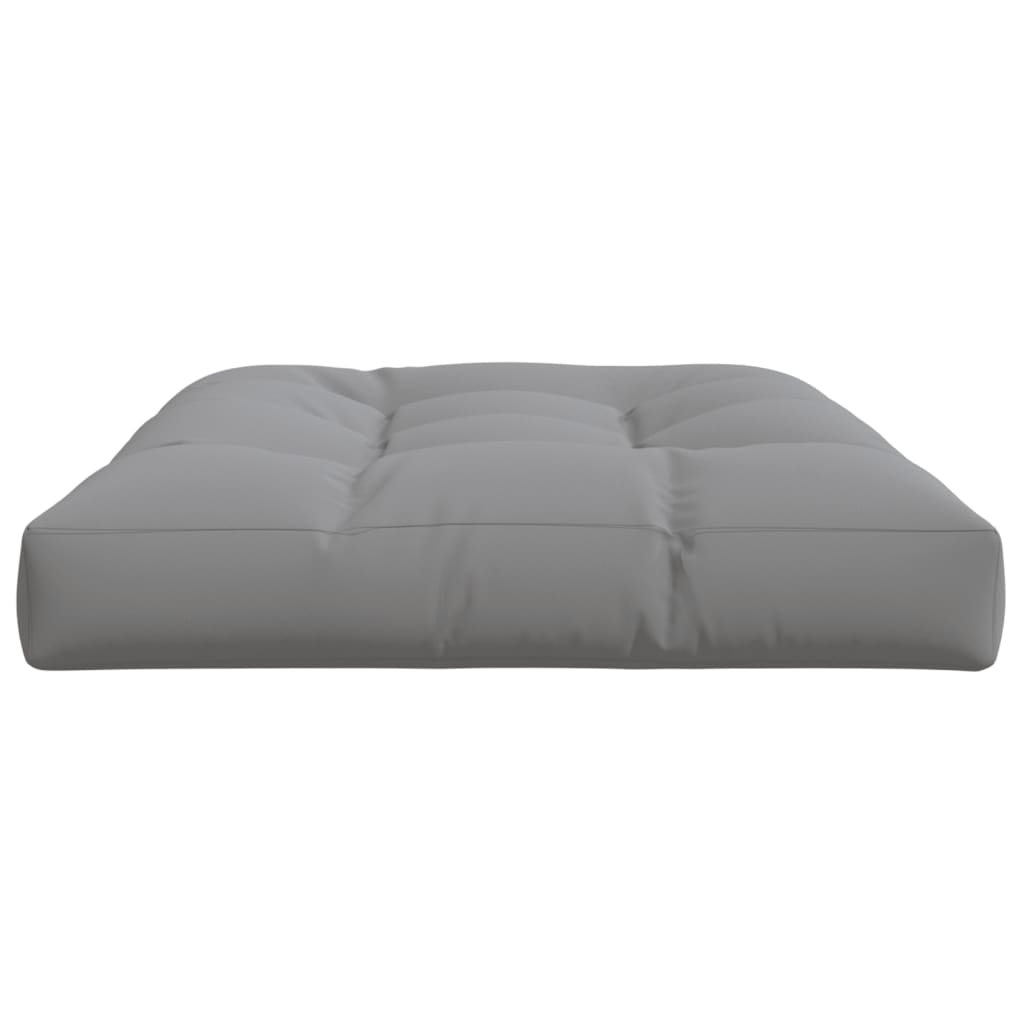 Jastuk za palete sivi 120 x 80 x 12 cm od tkanine