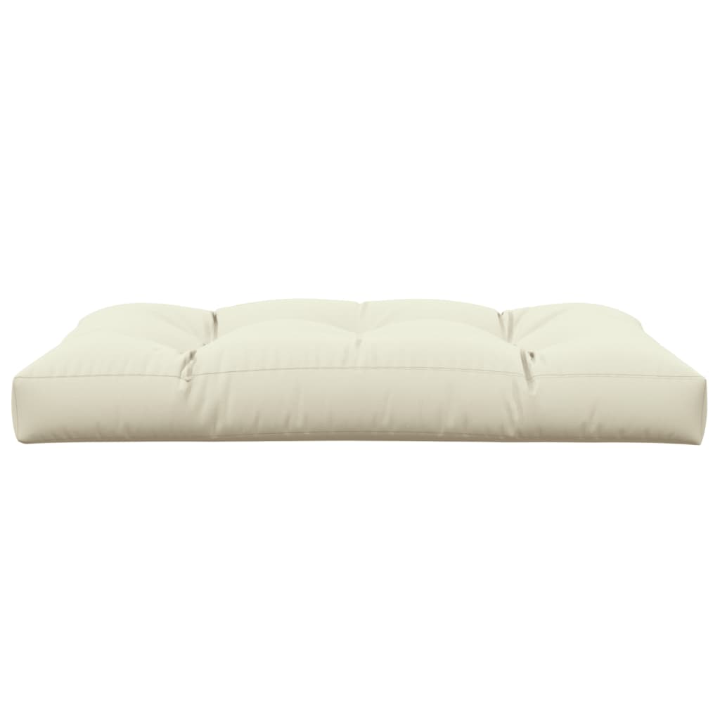 Jastuk za palete krem 120 x 80 x 12 cm od tkanine