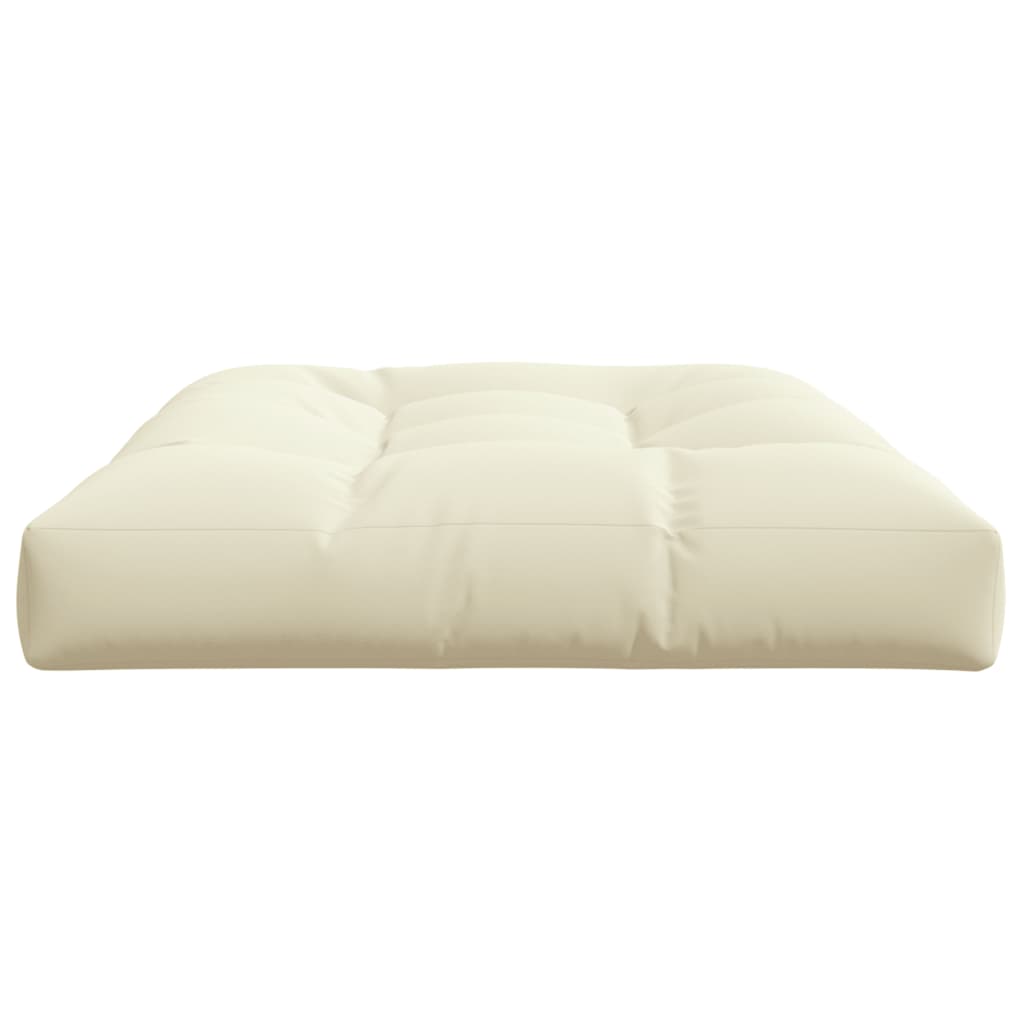 Jastuk za palete krem 120 x 80 x 12 cm od tkanine