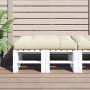 Jastuk za palete krem 120 x 80 x 12 cm od tkanine