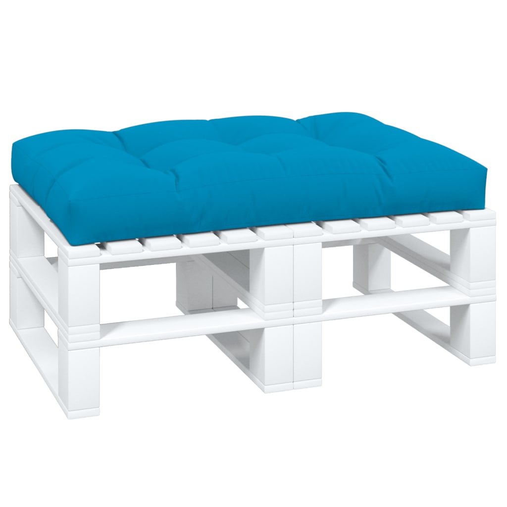 Jastuk za palete plavi 120 x 80 x 12 cm od tkanine