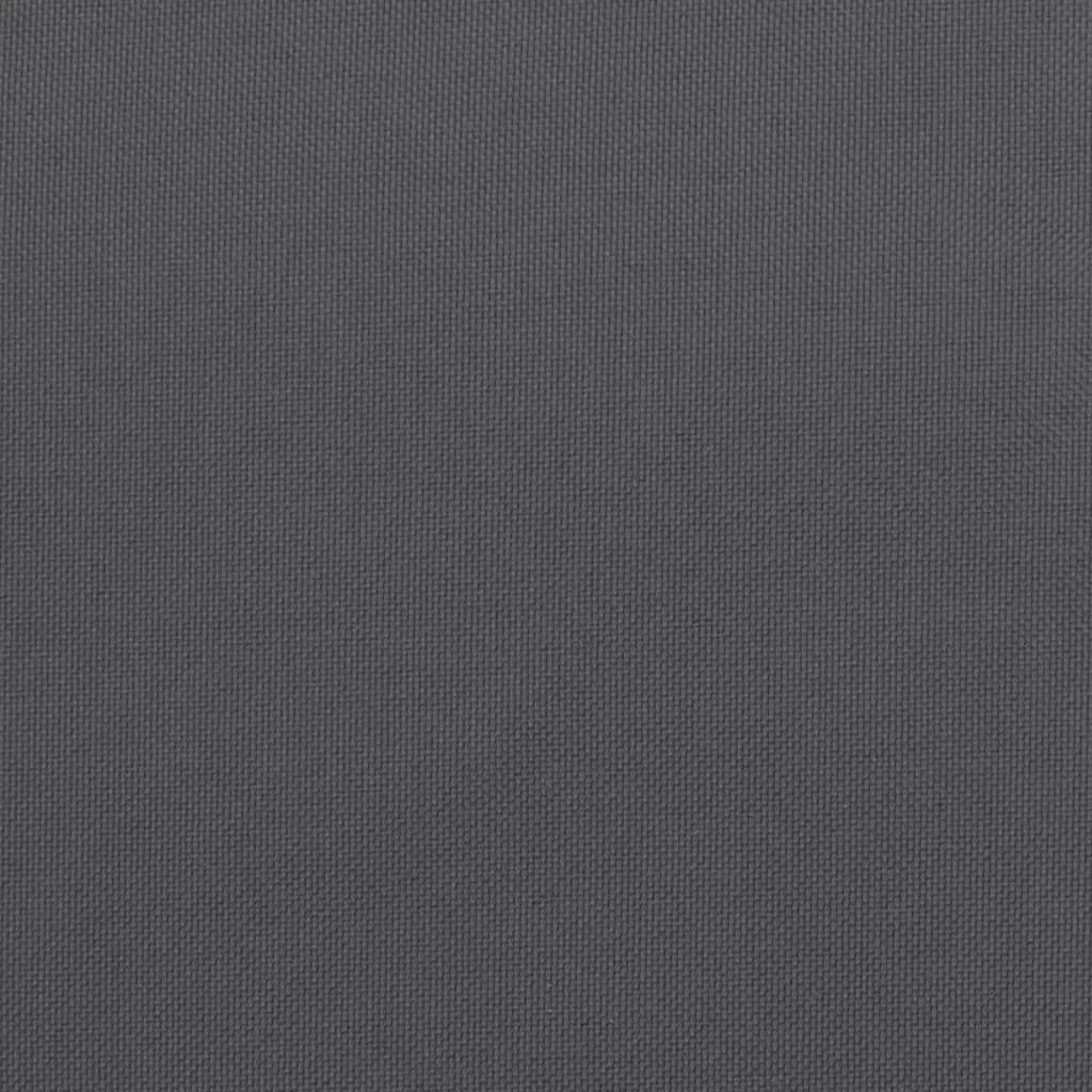 Jastuk za palete antracit 60 x 40 x 12 cm od tkanine