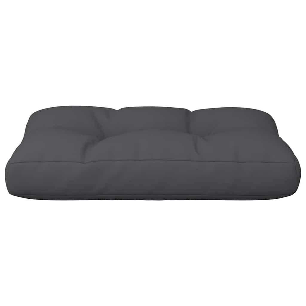 Jastuk za palete crni 60 x 40 x 12 cm od tkanine