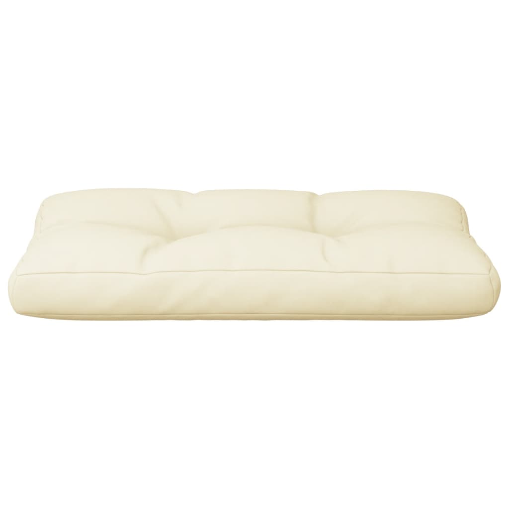 Jastuk za palete krem 70 x 40 x 12 cm od tkanine
