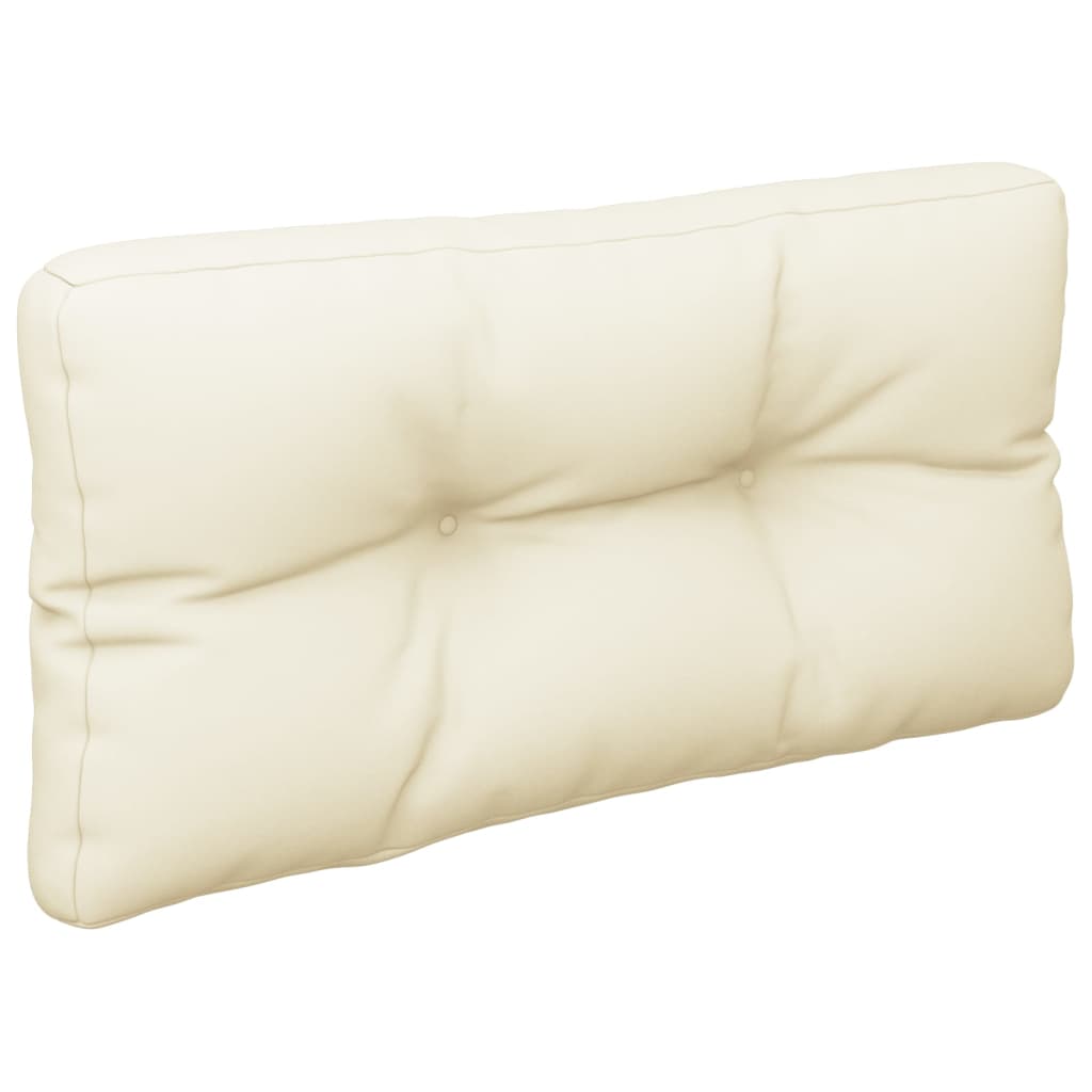 Jastuk za palete krem 80 x 40 x 12 cm od tkanine