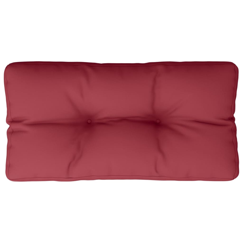 Jastuk za palete boja vina 80 x 40 x 12 cm od tkanine