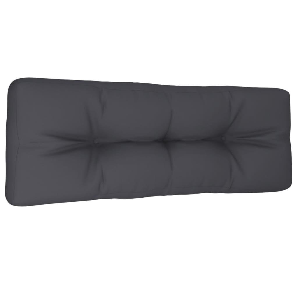 Jastuk za palete antracit 120 x 40 x 12 cm od tkanine