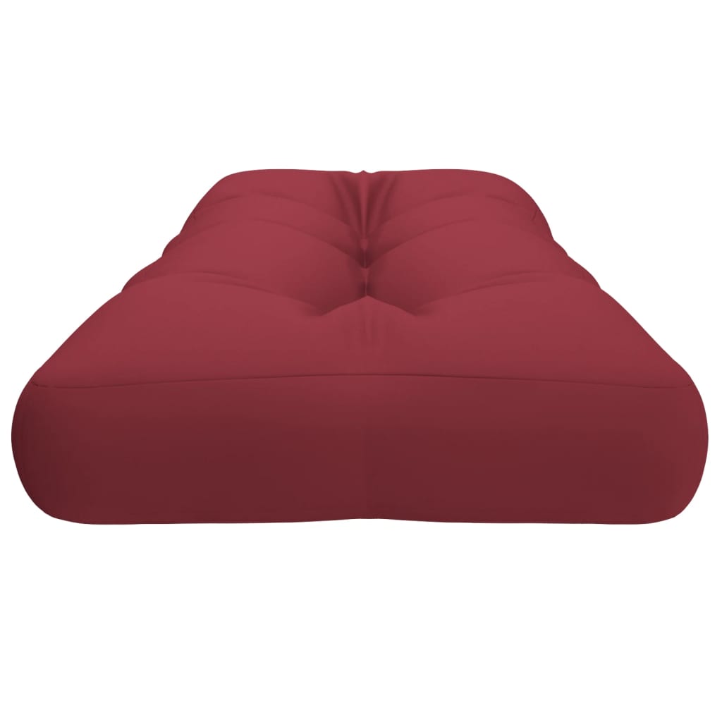Jastuk za palete boja vina 120 x 40 x 12 cm od tkanine