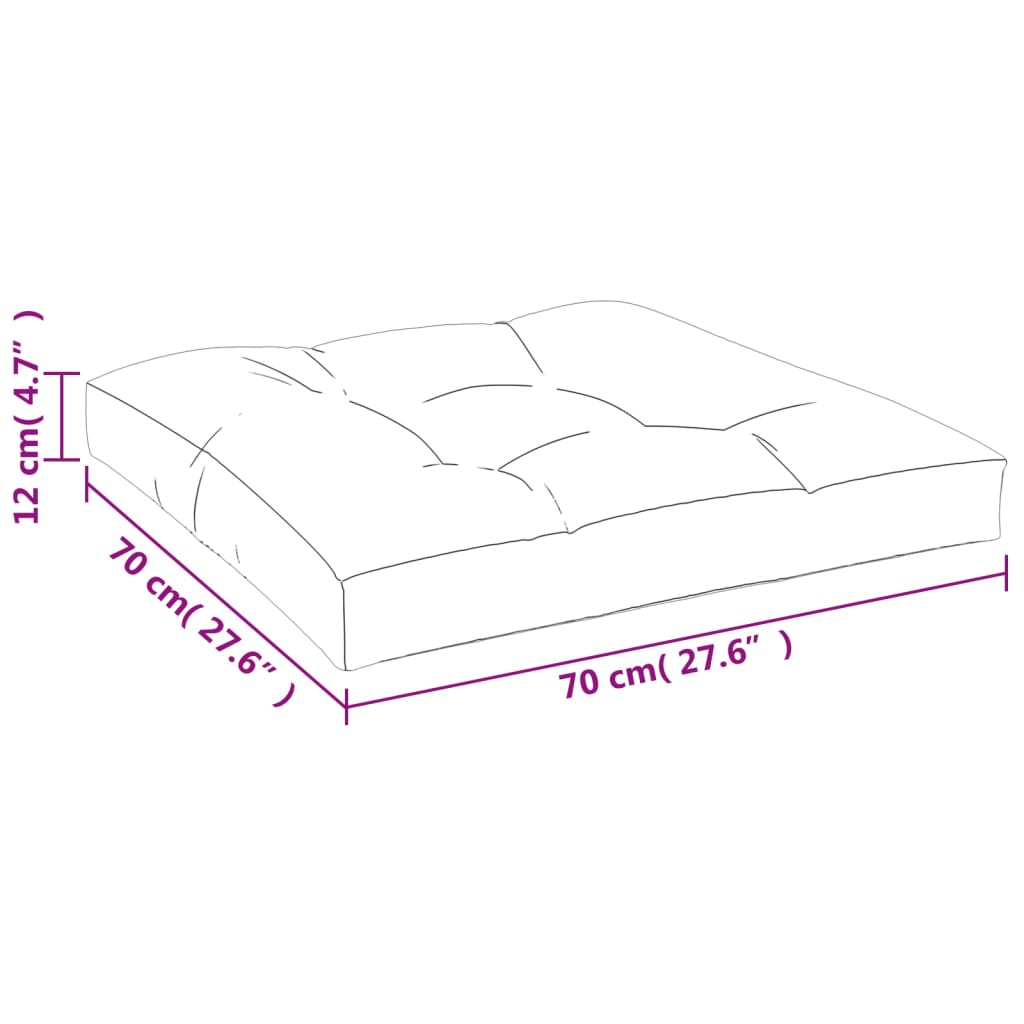 Jastuci za palete 2 kom crveni karirani od tkanine