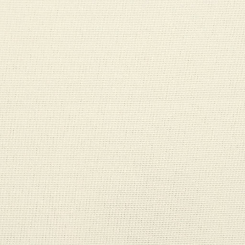 Jastuci za palete 3 kom krem od tkanine