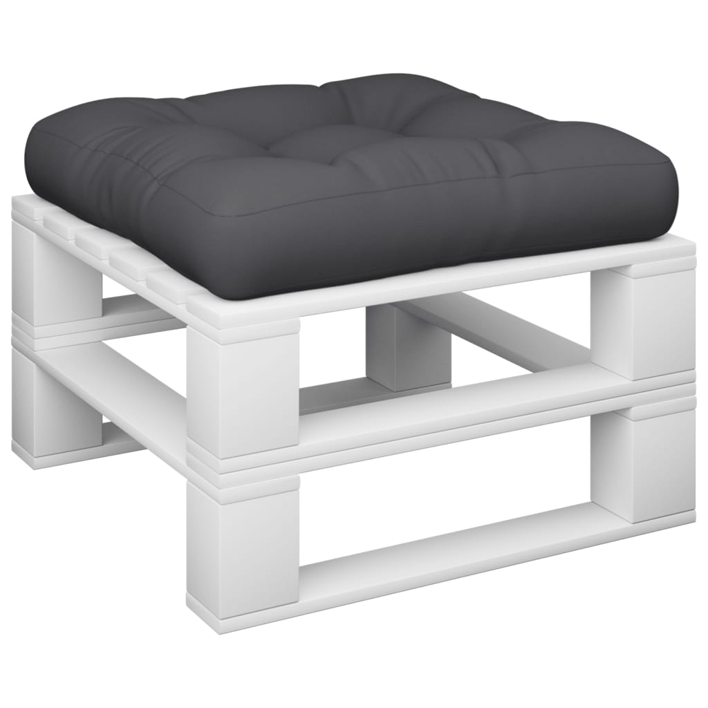 Jastuk za palete crni 58 x 58 x 10 cm od tkanine
