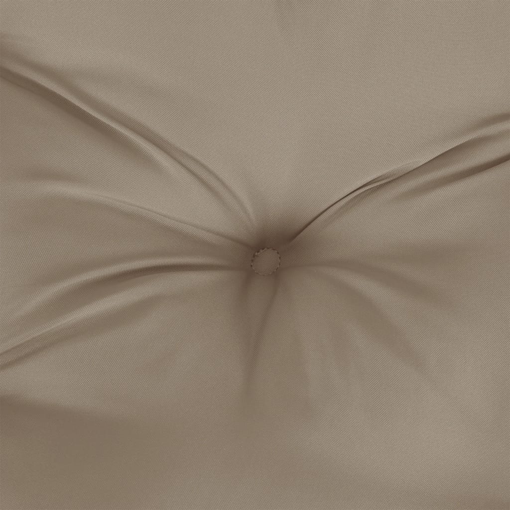 Jastuk za palete smeđesivi 58 x 58 x 10 cm od tkanine