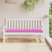 Jastuk za vrtnu klupu ružičasti 150x50x4 cm od tkanine Oxford