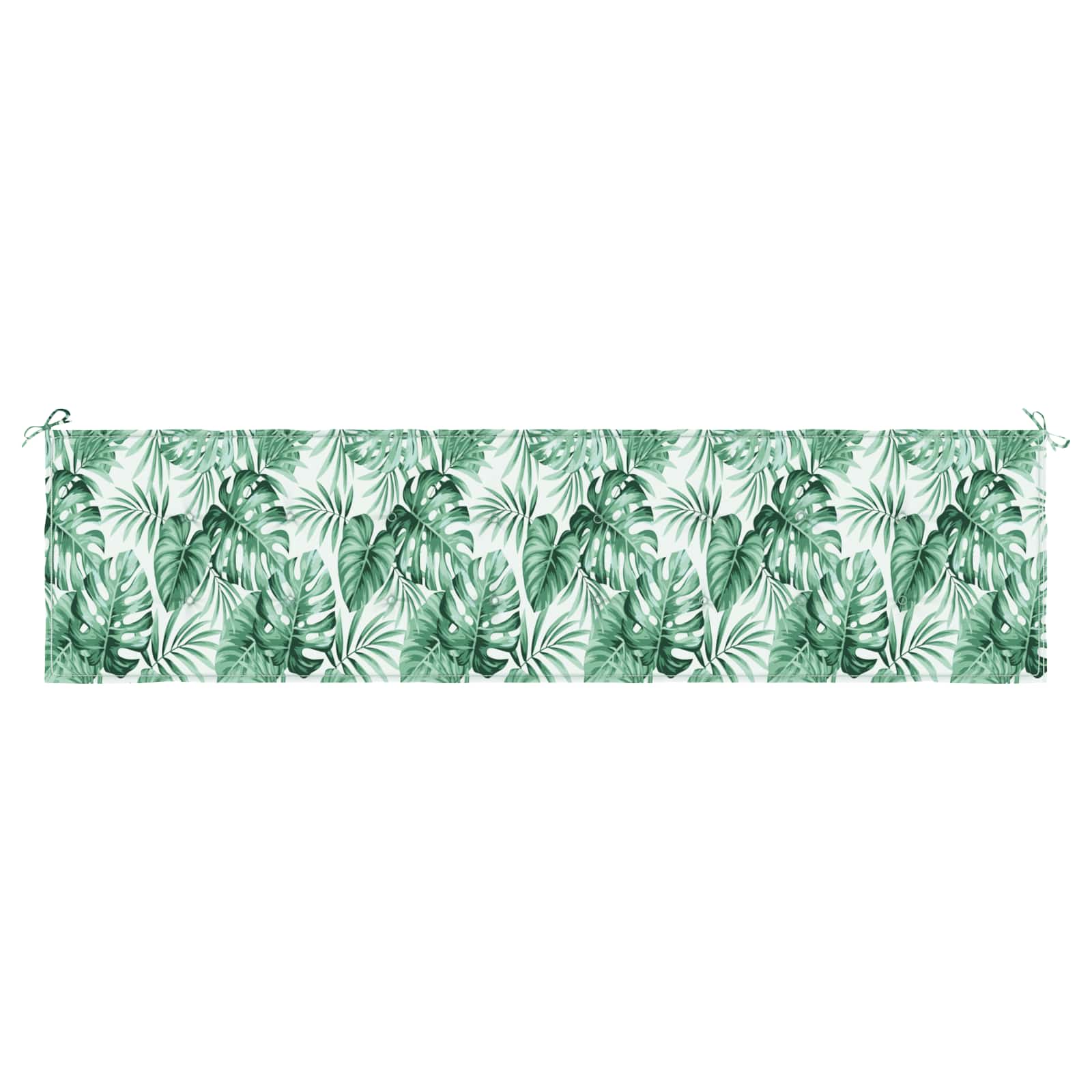 Jastučić za klupu Uzorak lista 200 x 50 x 3 cm Oxford tkanina