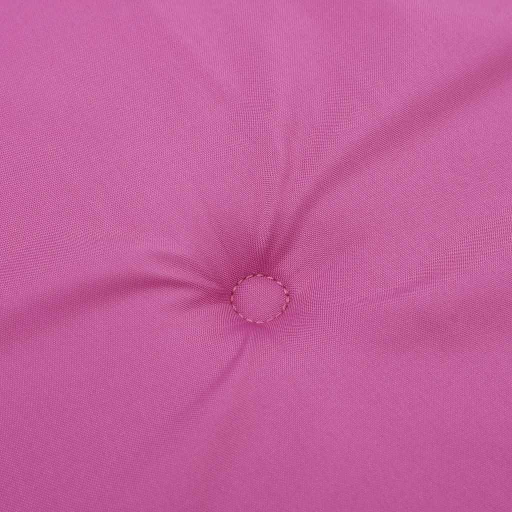 Jastuk za vrtnu klupu ružičasta 200x50x4 cm od tkanine