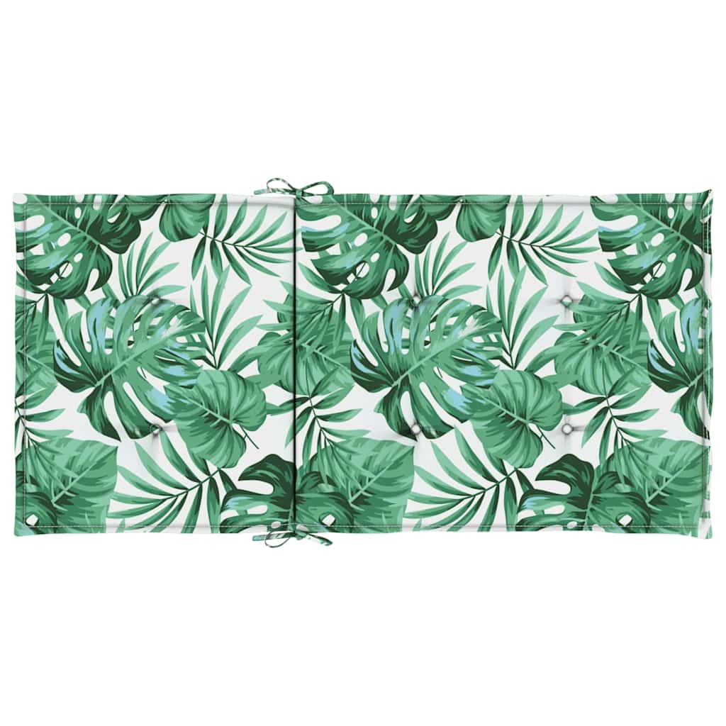 Jastučići za leđa List 2 pcs Uzorak lista 100 x 50 x 3 cm