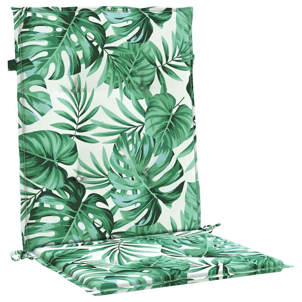 Jastučići za leđa List 6 pcs Uzorak lista 100 x 50 x 3 cm