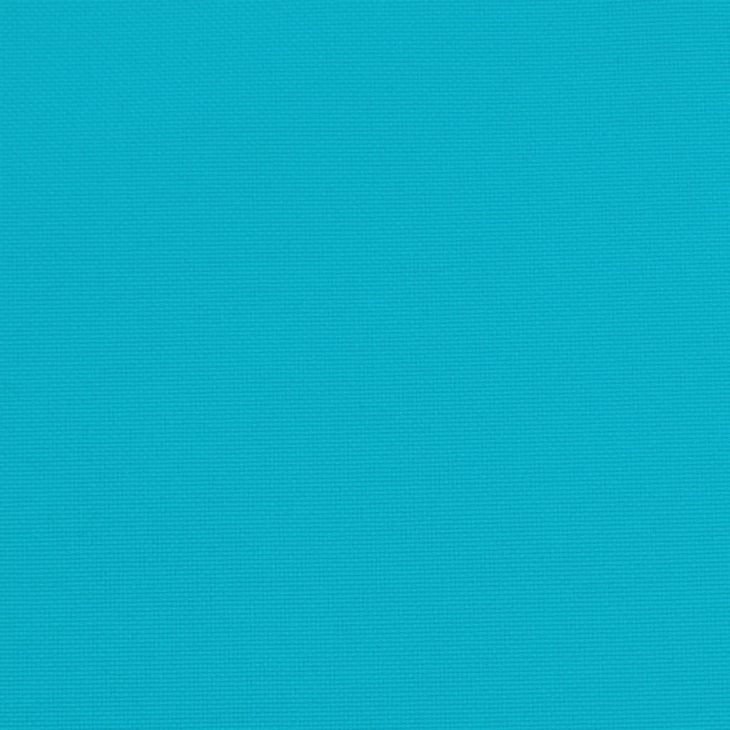 Jastuci za stolice 4 kom tirkizni 40 x 40 x 7 cm od tkanine