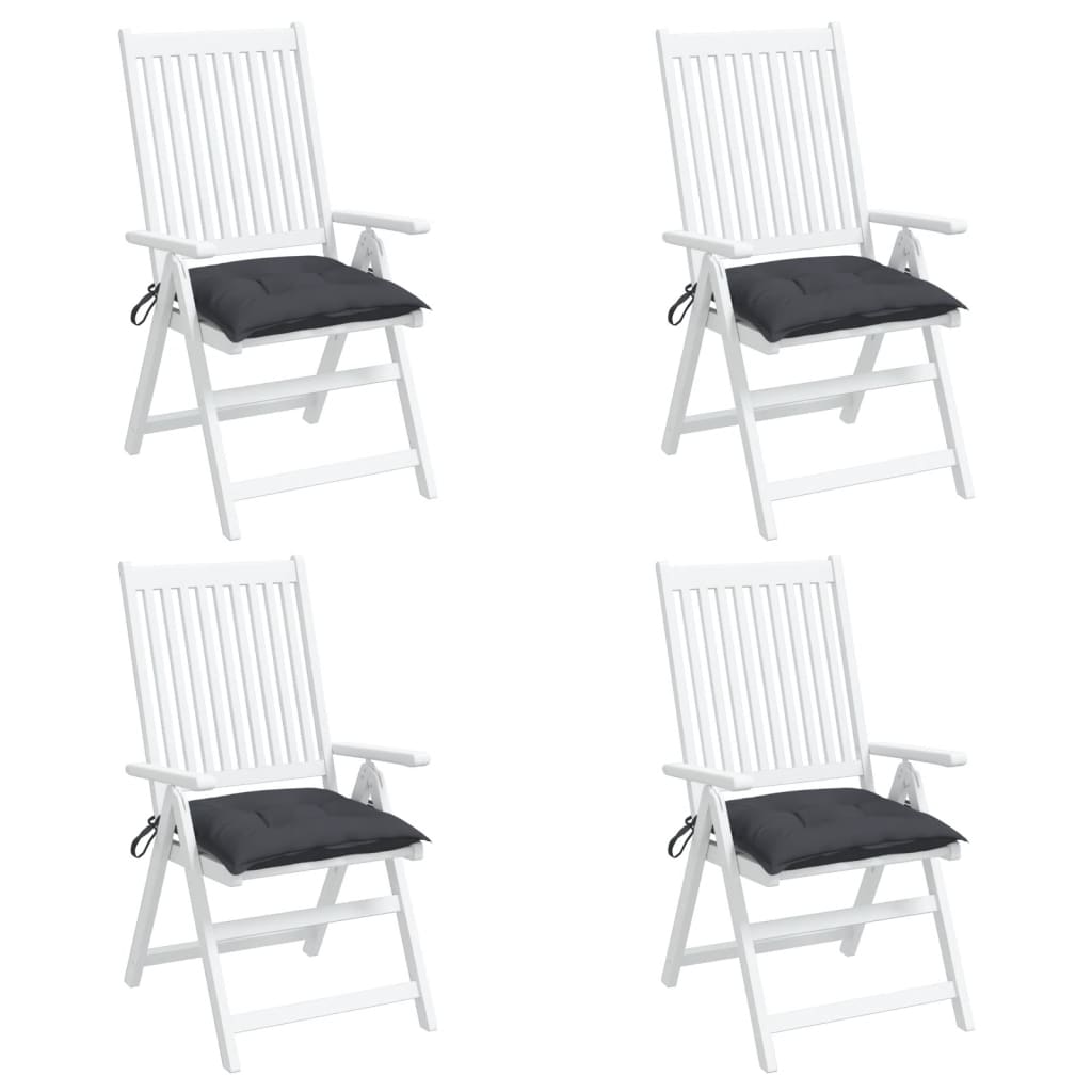 Jastuci za stolice 4 kom antracit 50x50x7 cm od tkanine Oxford