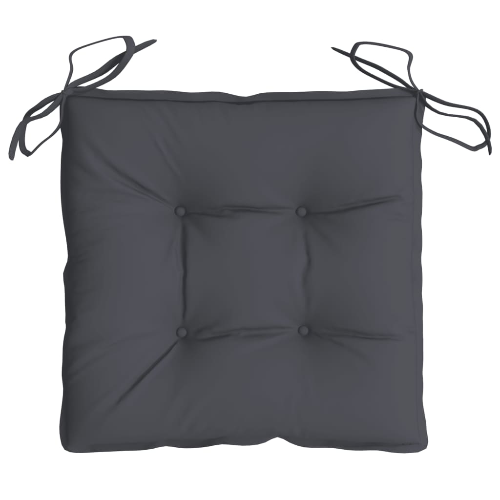 Jastuci za stolice 4 kom antracit 50x50x7 cm od tkanine Oxford