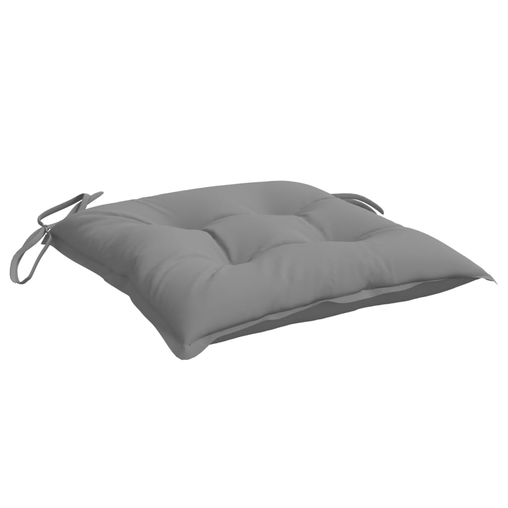 Jastuci za stolice 2 kom sivi 50 x 50 x 7 cm od tkanine Oxford