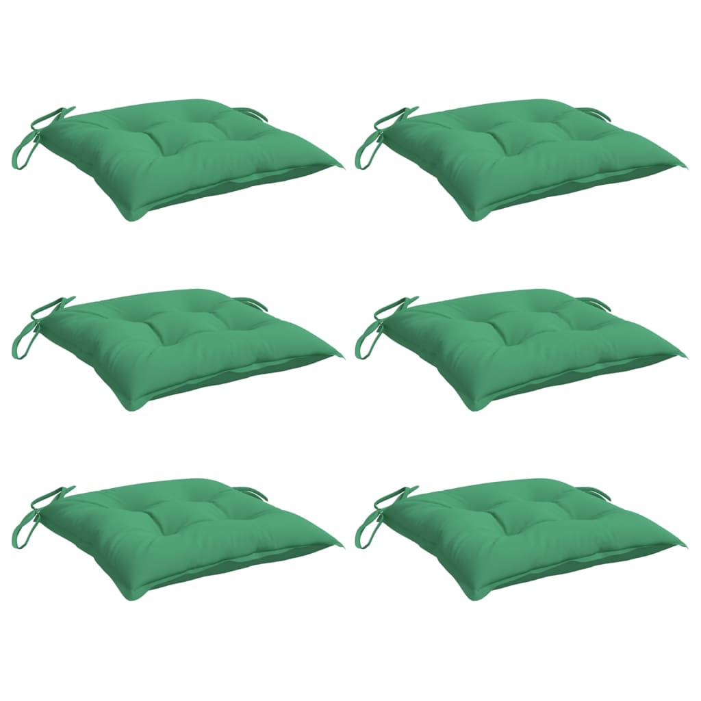Jastuci za palete 6 kom zeleni 50 x 50 x 7 cm od tkanine Oxford