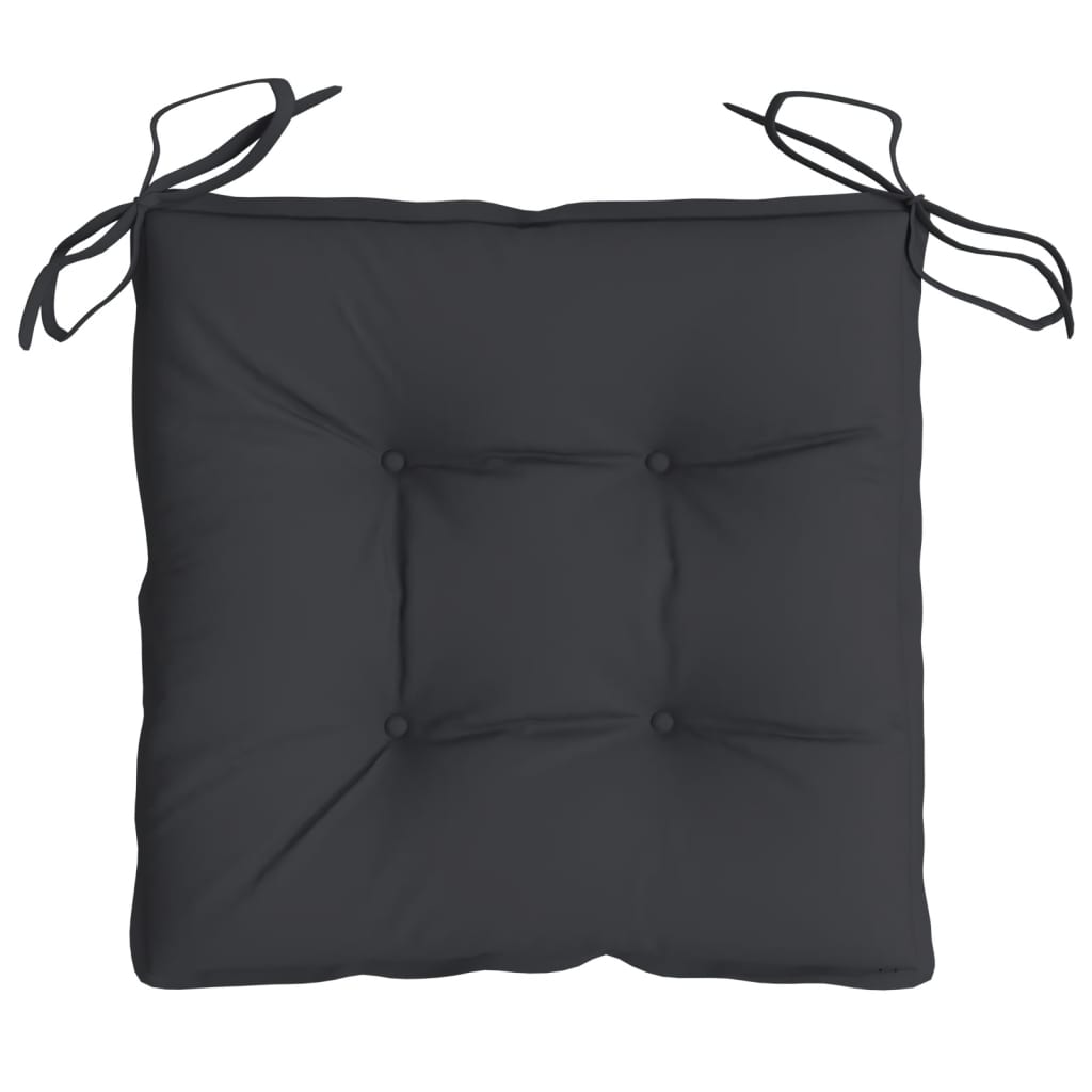 Jastuci za palete 2 kom crni 50 x 50 x 7 cm od tkanine Oxford