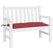 Jastuk za vrtnu klupu boja vina 100 x 50 x 7 cm tkanina Oxford