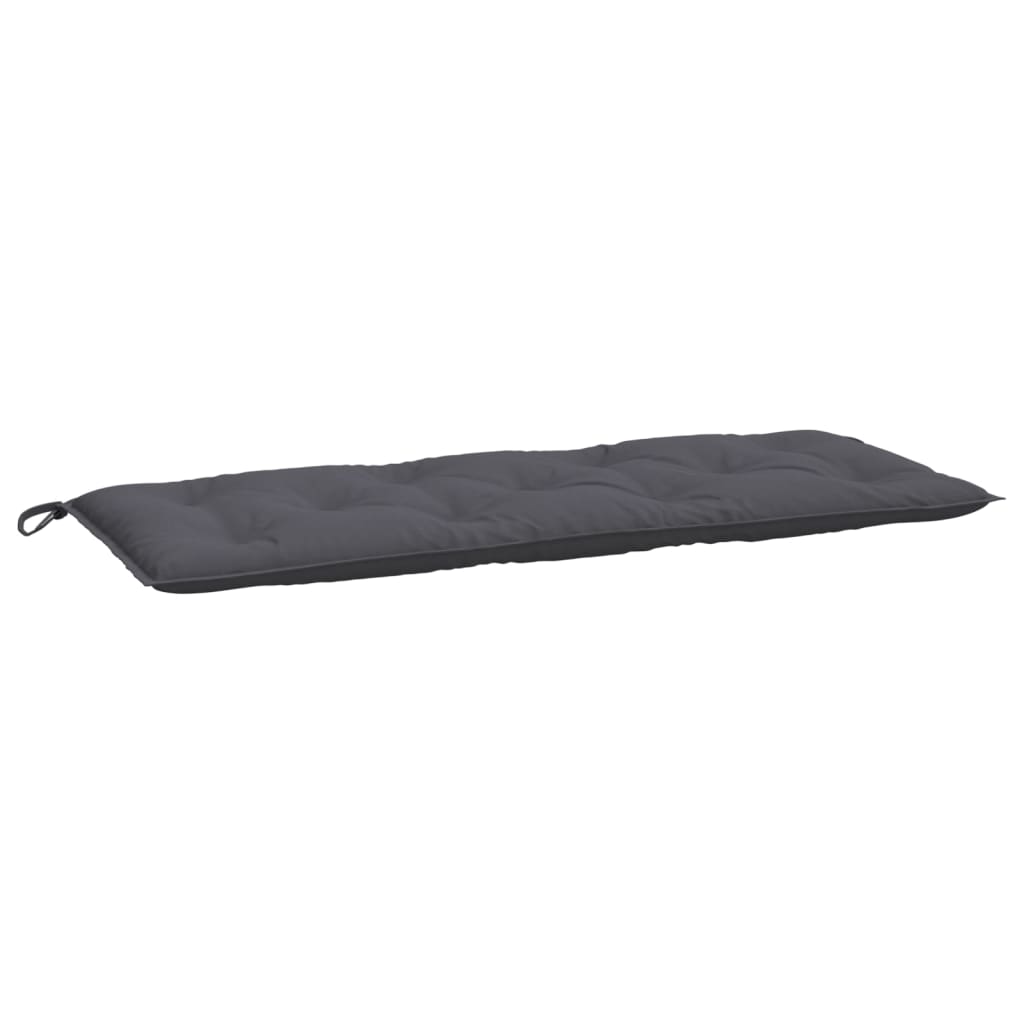 Jastuk za vrtnu klupu antracit 120 x 50 x 7 cm tkanina Oxford