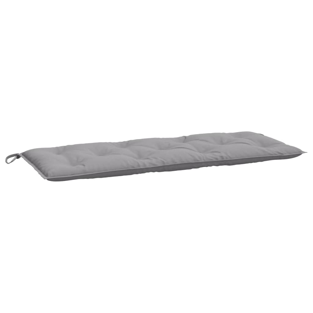 Jastuk za vrtnu klupu sivi 120 x 50 x 7 cm od tkanine Oxford