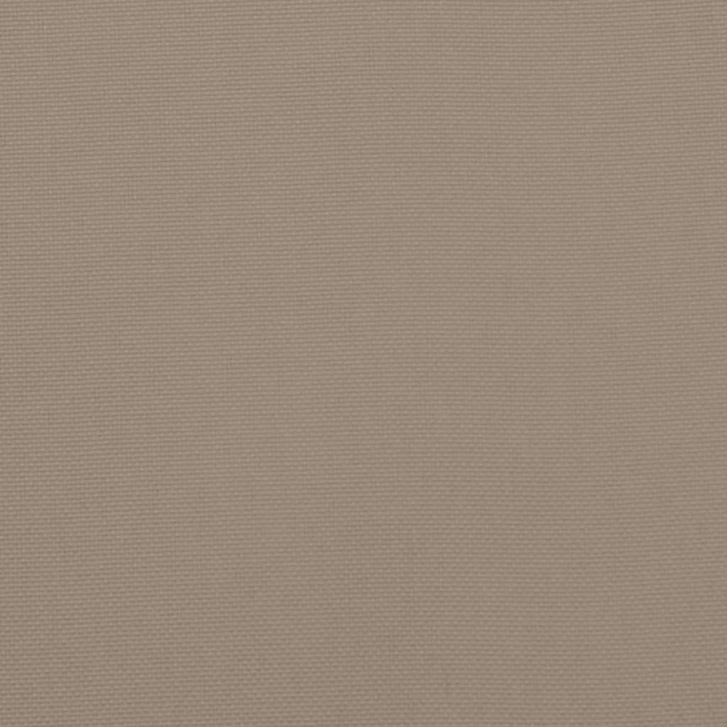 Jastuk za vrtnu klupu smeđesivi 150 x 50 x 7 cm tkanina Oxford
