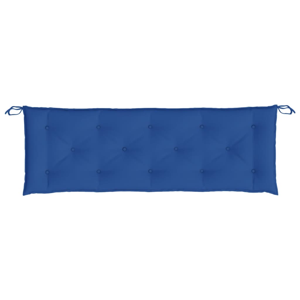 Jastuk za vrtnu klupu plavi 150 x 50 x 7 cm od tkanine Oxford