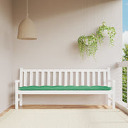 Jastuk za vrtnu klupu zeleni 200 x 50 x 7 cm od tkanine Oxford