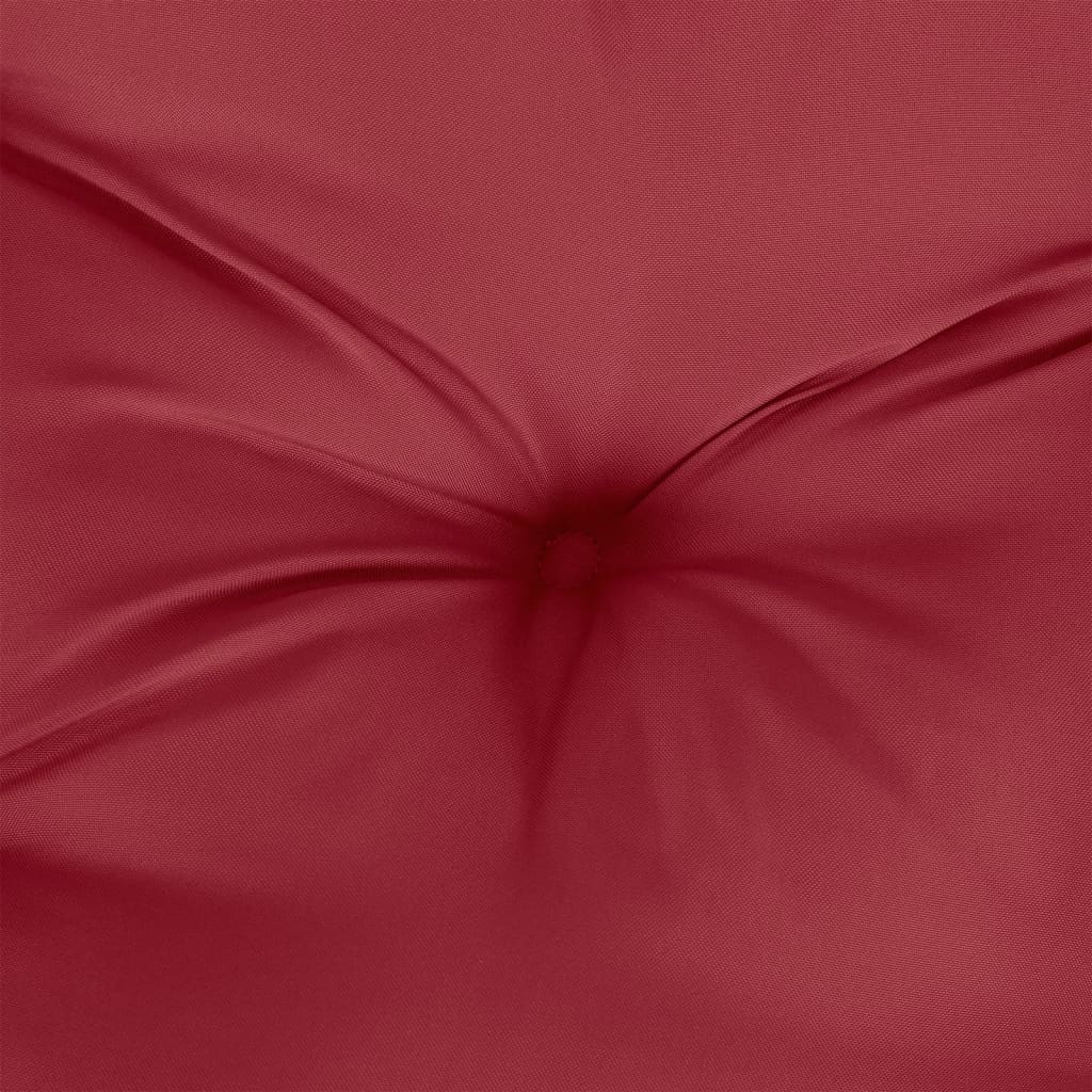 Jastuk za vrtnu klupu boja vina 200 x 50 x 7 cm tkanina Oxford