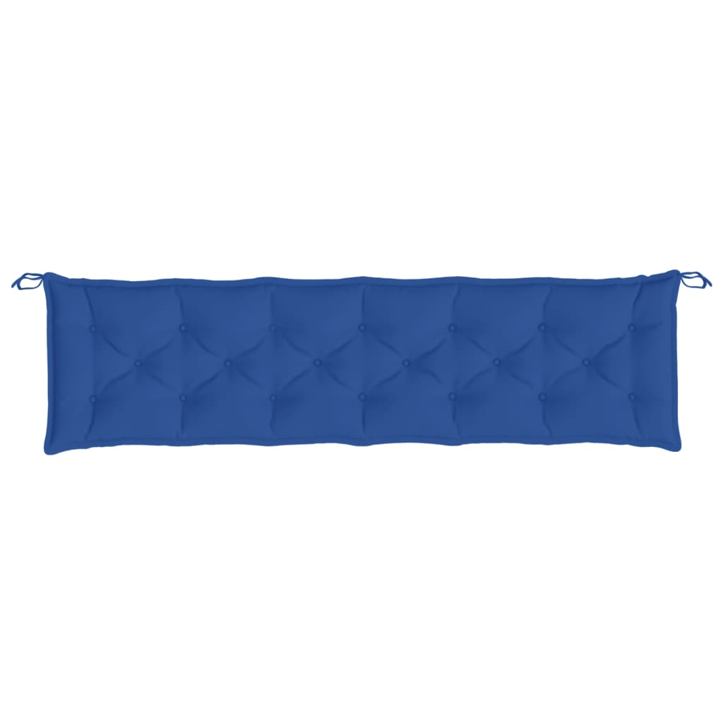 Jastuk za vrtnu klupu plavi 200 x 50 x 7 cm od tkanine Oxford