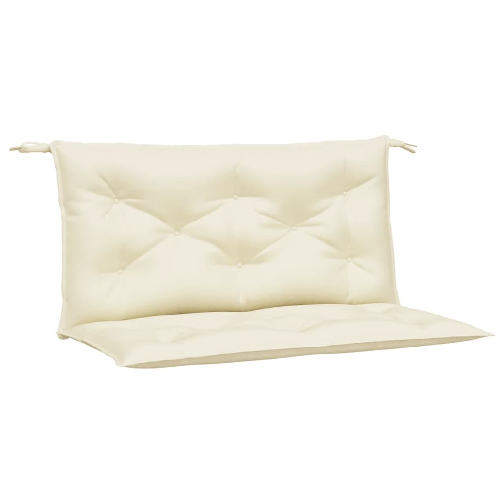 Jastuci za vrtnu klupu 2 kom krem 100x50x7 cm od tkanine Oxford