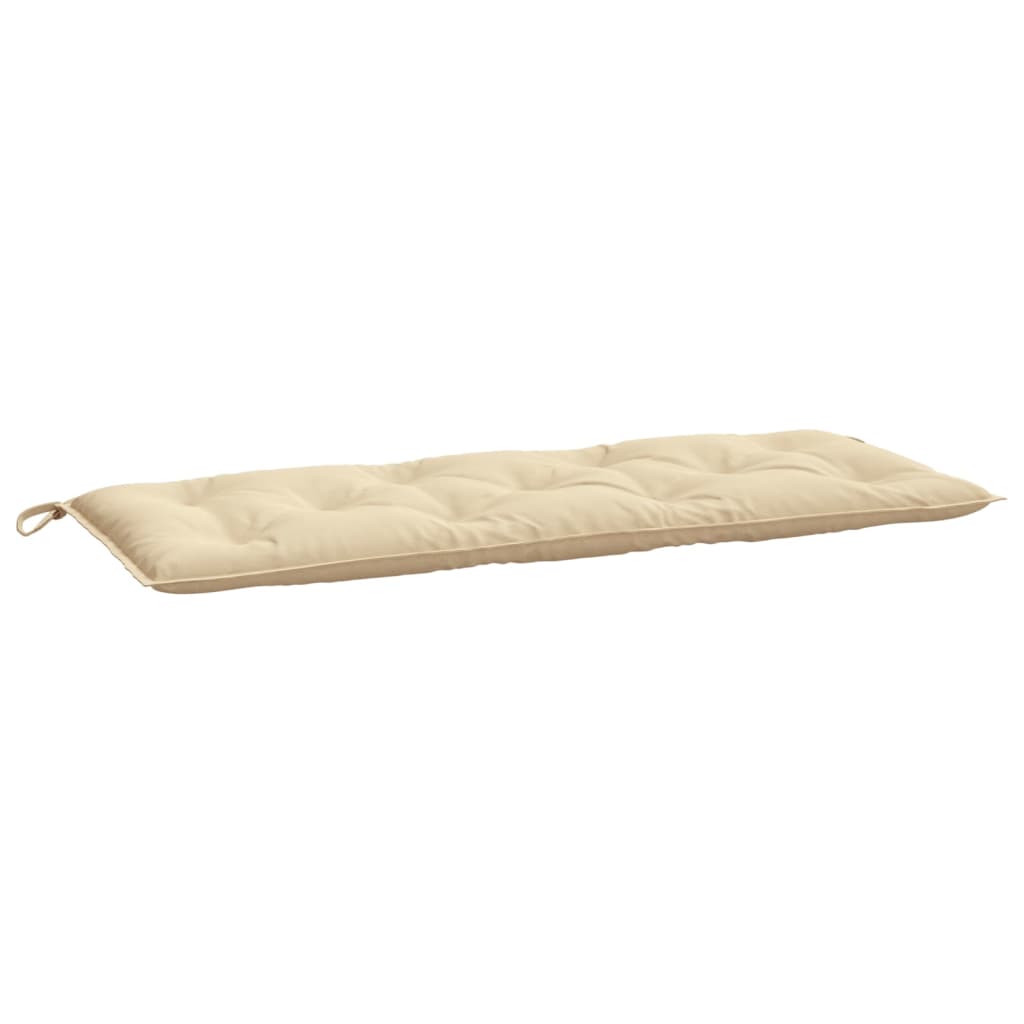 Jastuci za vrtnu klupu 2 kom bež 120x50x7 cm tkanine Oxford