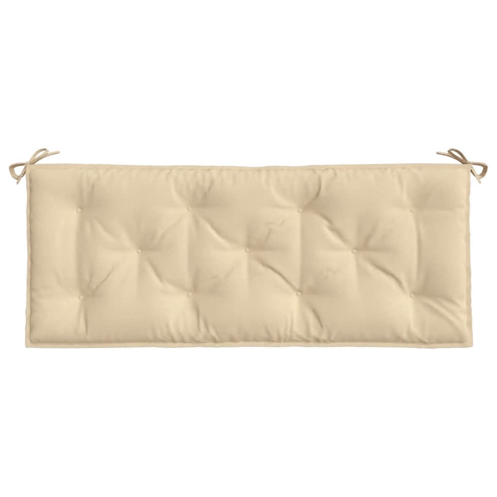 Jastuci za vrtnu klupu 2 kom bež 120x50x7 cm tkanine Oxford
