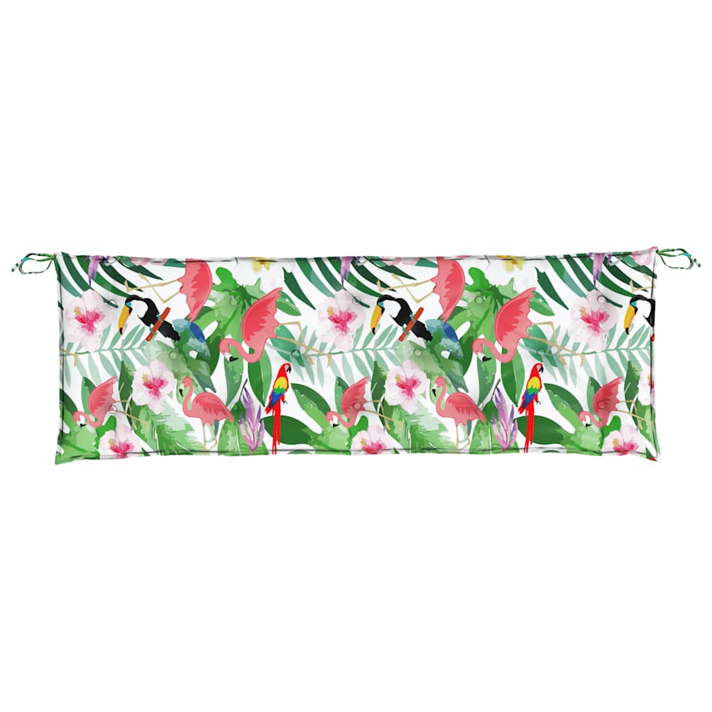 Jastuci za vrtnu klupu 2 kom višebojni 150x50x7 cm od tkanine