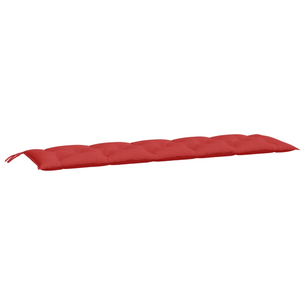 Jastuci za vrtnu klupu 2 kom crvena 180x50x7cm tkanine Oxford