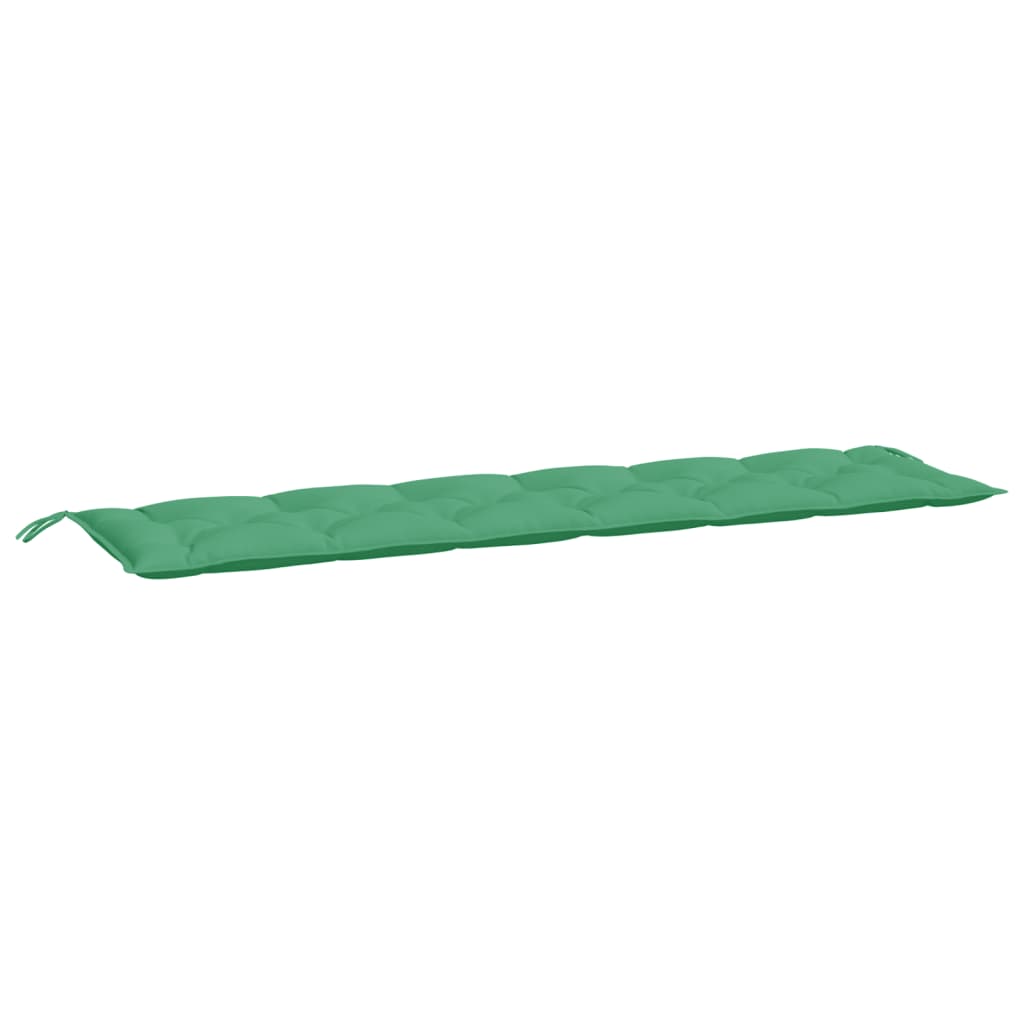 Jastuci za vrtnu klupu 2 kom zelena 200x50x7cm tkanine Oxford