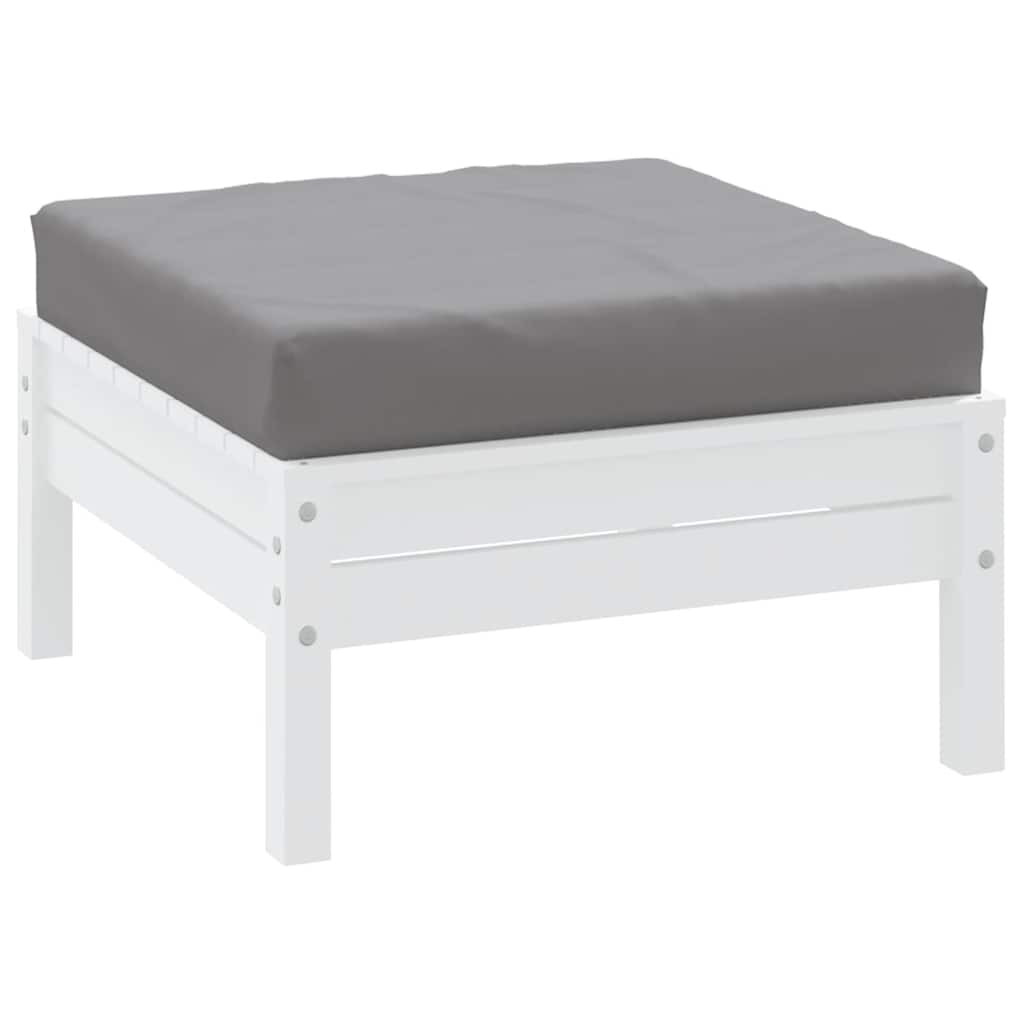 Jastuk za palete sivi 60x60x9,5 cm od tkanine Oxford