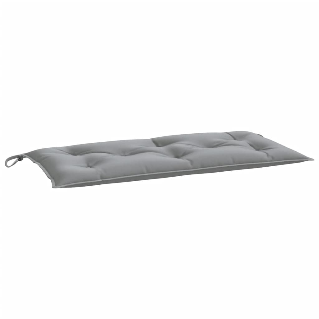 Jastuk za vrtnu klupu sivi 110 x 50 x 7 cm od tkanine Oxford