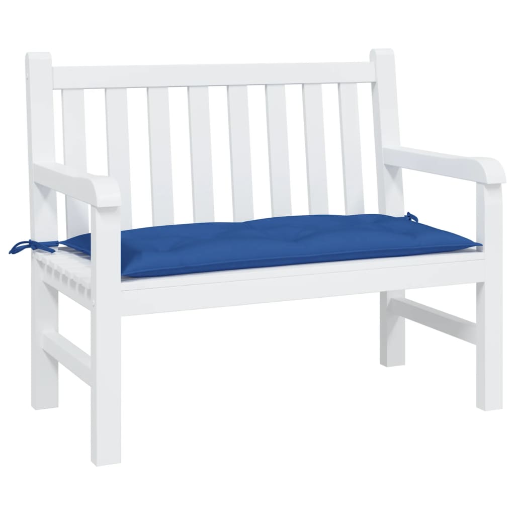 Jastuk za vrtnu klupu plavi 110 x 50 x 7 cm od tkanine Oxford