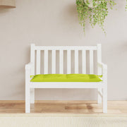 Jastuk za vrtnu klupu jarkozeleni 110x50x7 cm od tkanine Oxford
