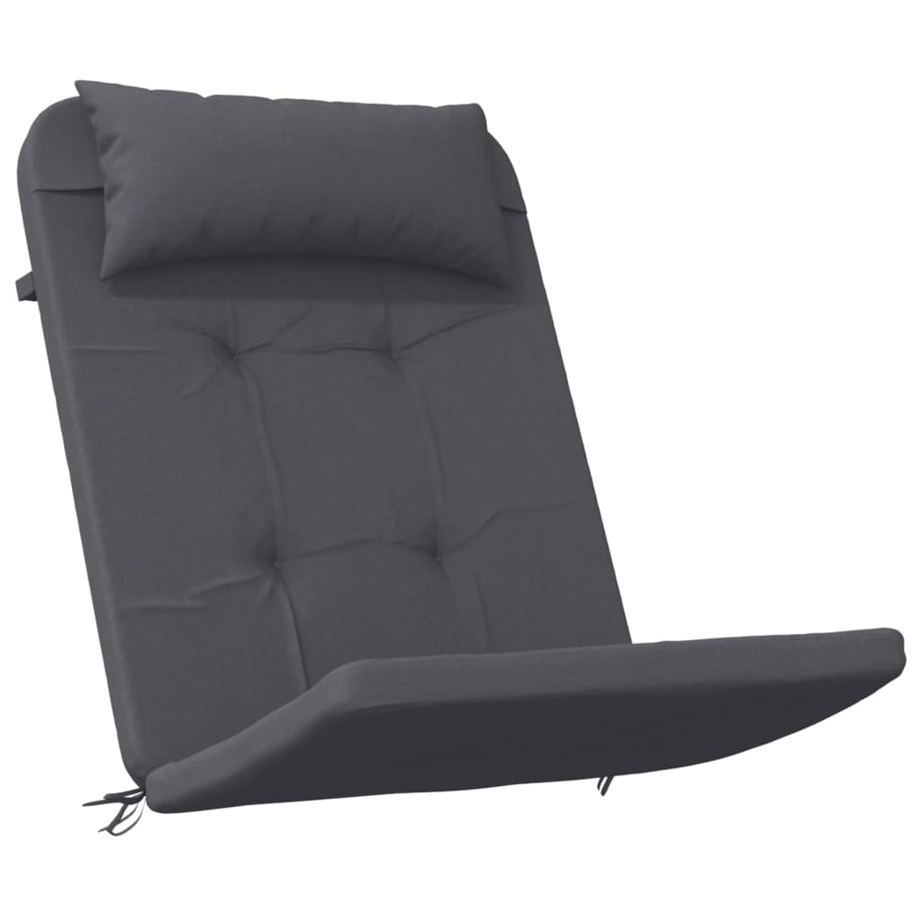 Jastuci za stolicu Adirondack 2 kom antracit od tkanine Oxford