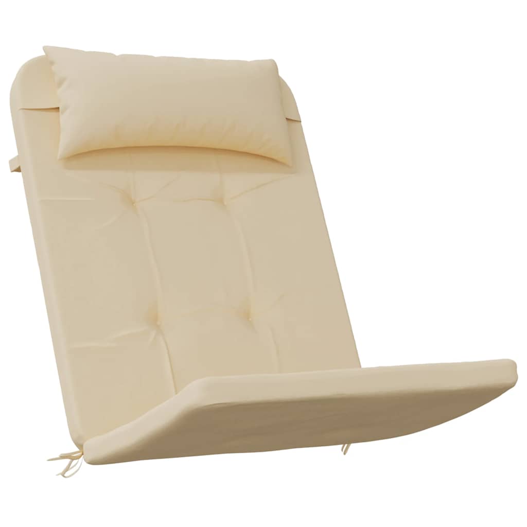 Jastuci za stolicu Adirondack 2 kom bež od tkanine Oxford