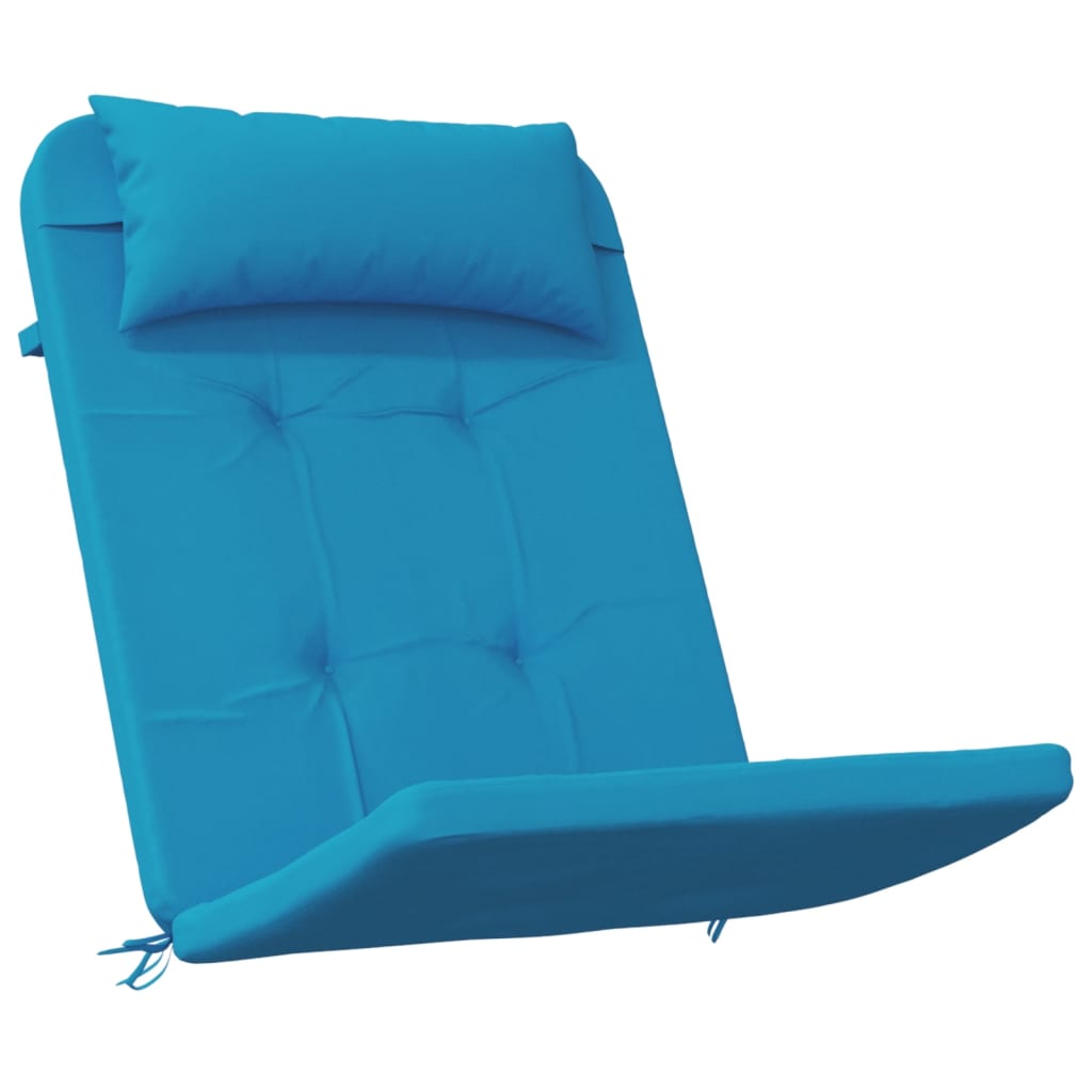 Jastuci za stolicu Adirondack 2 kom svjetloplavi od tkanine