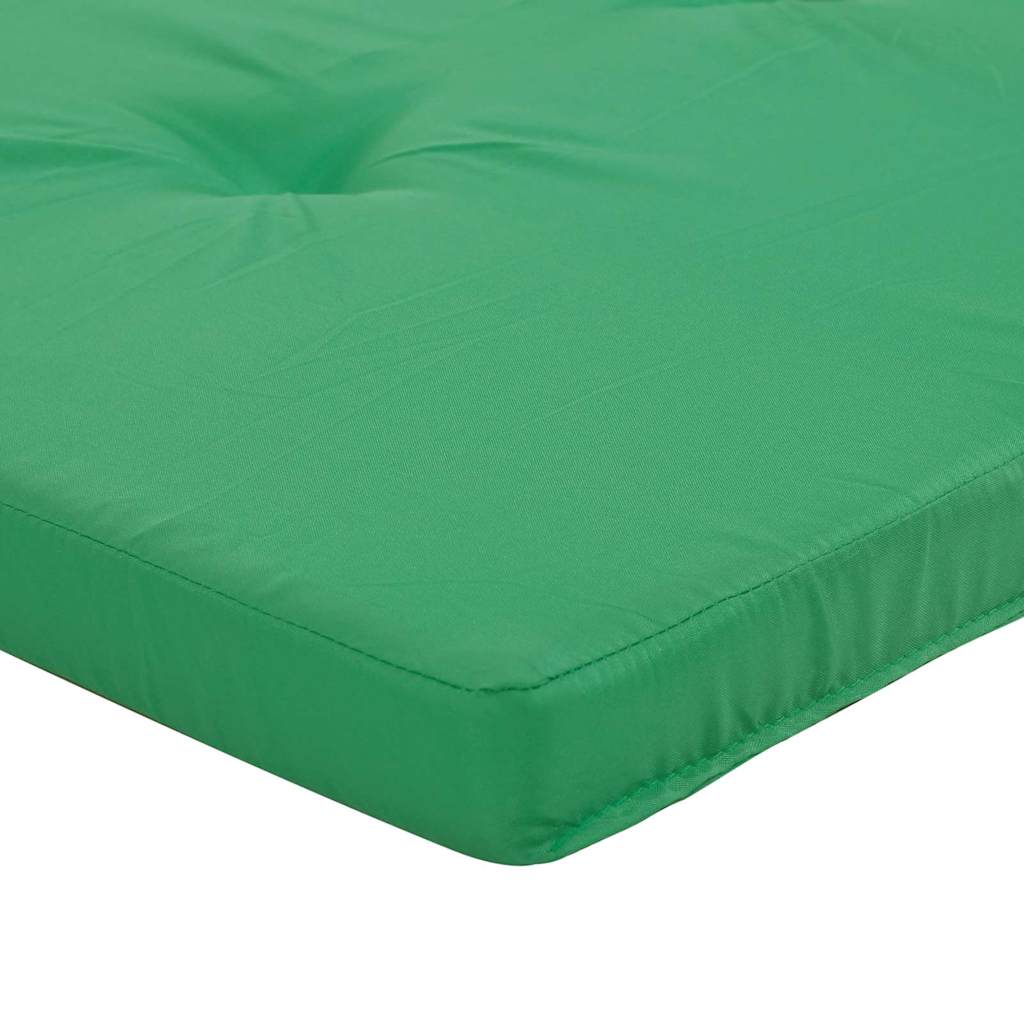 Jastučići za stolice Jednobojno 2 pcs Zelena 58 x 77 x 4,5 cm